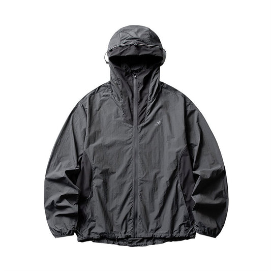 Lightweight hooded sunscreen jacket